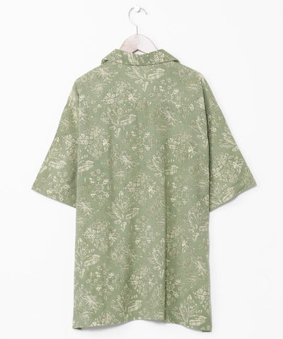 Hawaiian Quilt Pattern Shirt