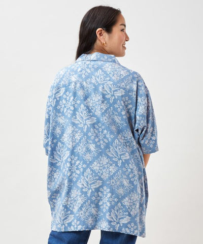 Hawaiian Quilt Pattern Shirt