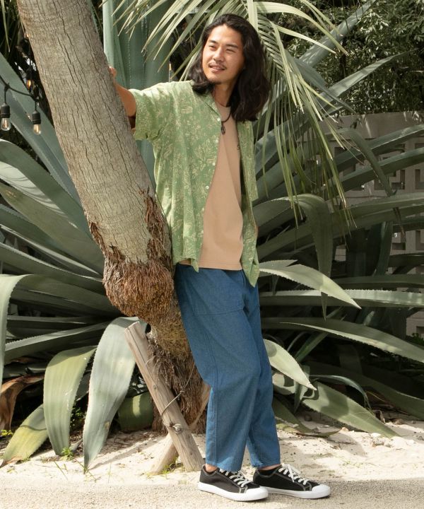 Hawaiian Quilt Pattern Shirt