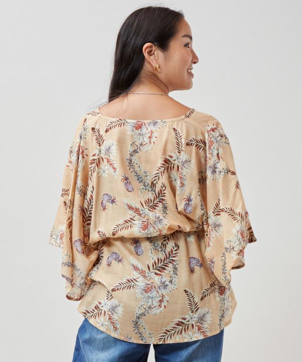 UV Protection Botanical Butterfly Top
