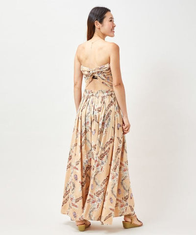 Versatile Pineapple Print Sash Skirt