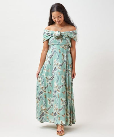 Versatile Pineapple Print Sash Skirt