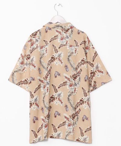Pineapple Botanical Rayon Shirt