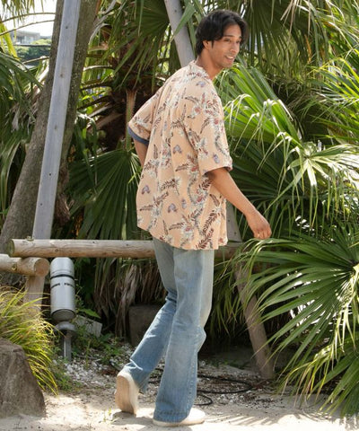 Pineapple Botanical Rayon Shirt