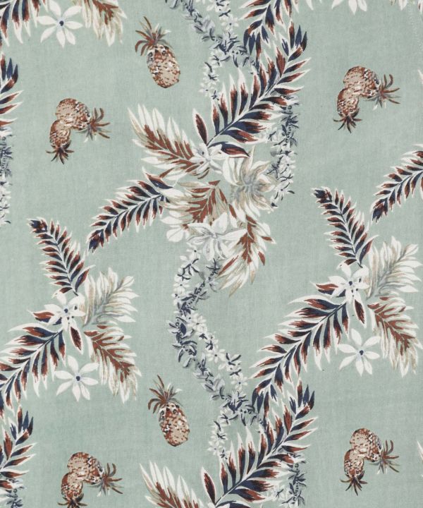 Pineapple Botanical Rayon Shirt