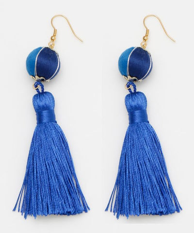 Temari Tassel Earrings