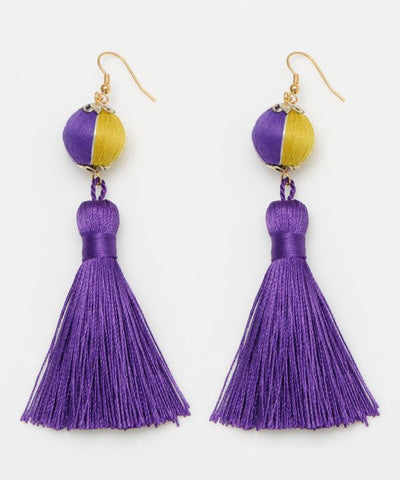 Temari Tassel Earrings