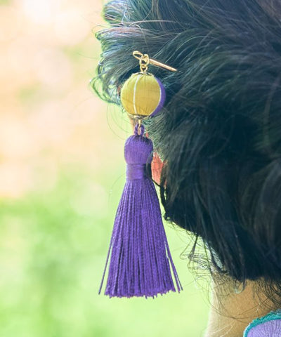 Temari Tassel Kanzashi Hairpin