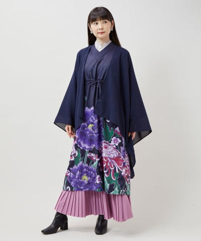 HANABANA Floral Dress and Haori Jacket Set