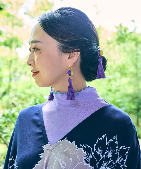 Vibrant Sheer Inner Tokuri Top