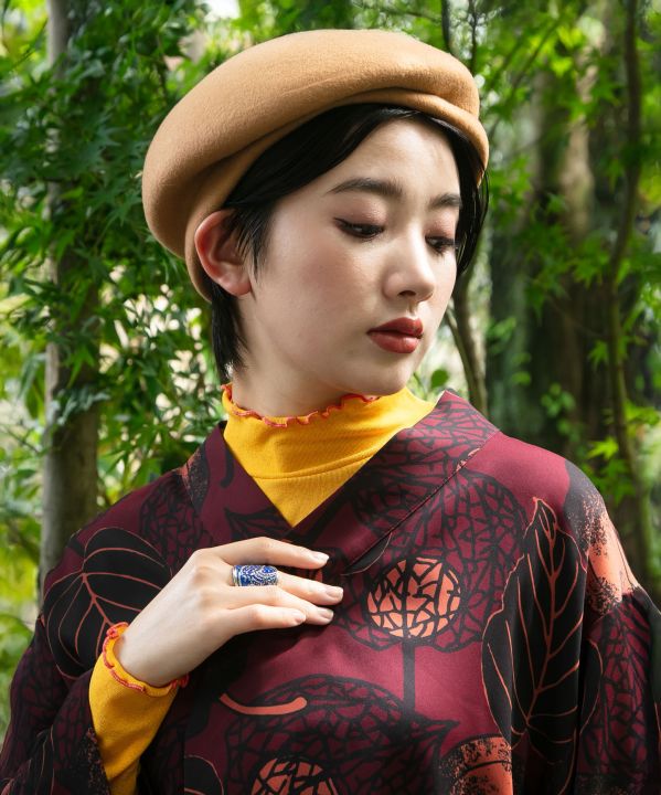 Vibrant Sheer Inner Tokuri Top