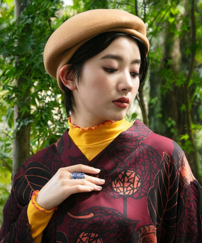 Vibrant Sheer Inner Tokuri Top