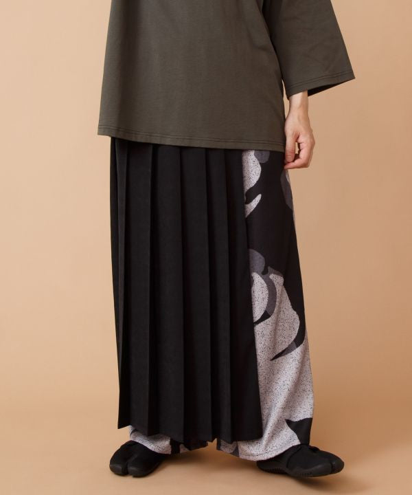 FUKUJIKAKU - Japanese Calligraphy Modern Hakama Pants by Kaya - Ametsuchi