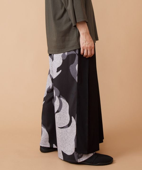 FUKUJIKAKU - Japanese Calligraphy Modern Hakama Pants by Kaya - Ametsuchi