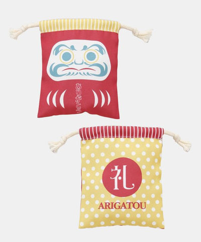 Lucky Motif Drawstring Pouch