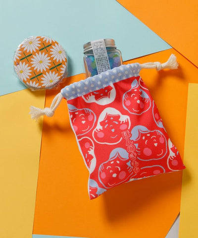 Lucky Motif Drawstring Pouch