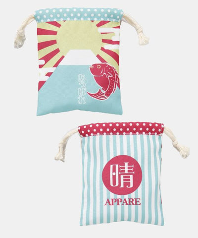 Lucky Motif Drawstring Pouch