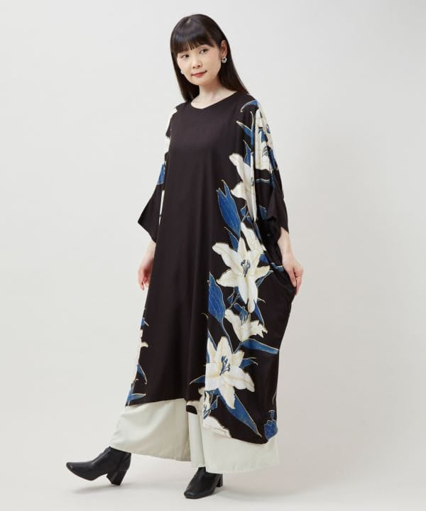 YURI KAORU – Bequemes Rayonkleid