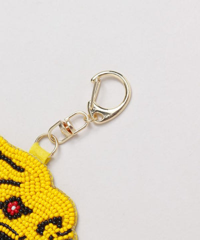 Ukiyo-e Beast Beaded Keychain