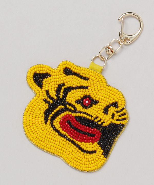 Ukiyo-e Beast Beaded Keychain