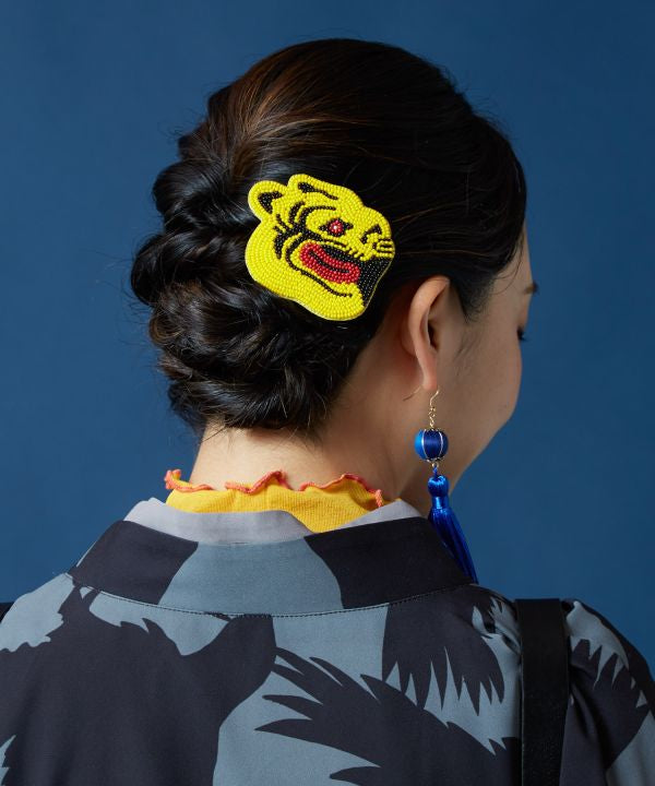 Ukiyo-e Beaded Hair Clip