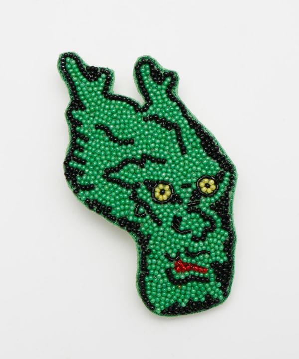 Ukiyo-e Beaded Hair Clip