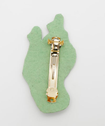 Ukiyo-e Beaded Hair Clip