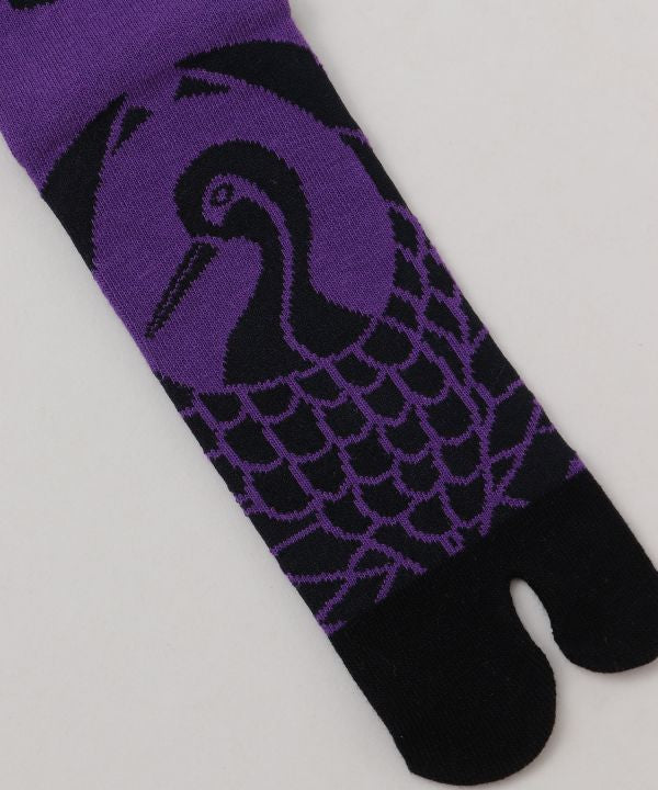 Tabi Socks - TSURUKAME KAMON  25-28cm