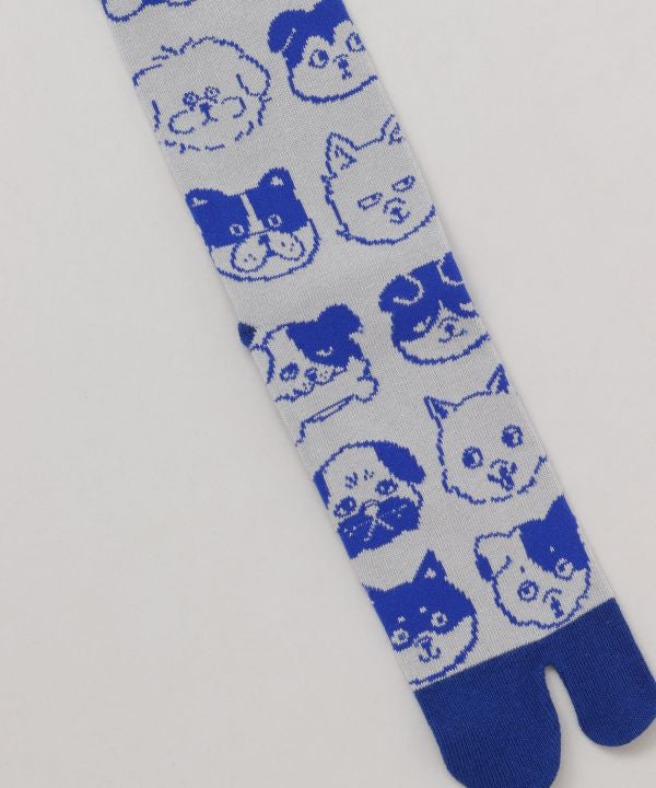 Tabi Socks - Dog Faces 25-28cm