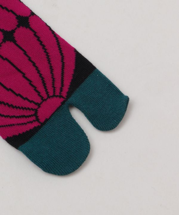 Tabi Knee Socks - KIKU 23-25cm