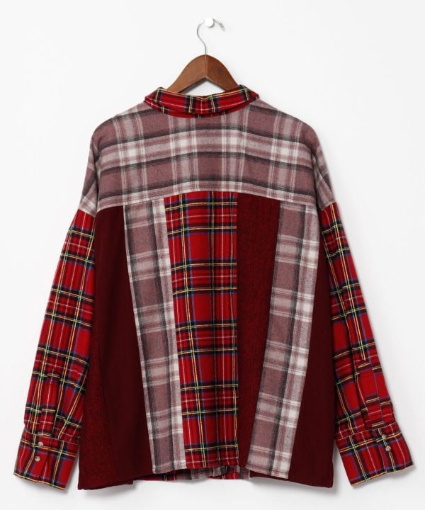 Patchwork Corduroy Shirt