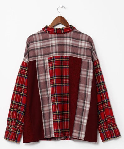 Patchwork Corduroy Shirt