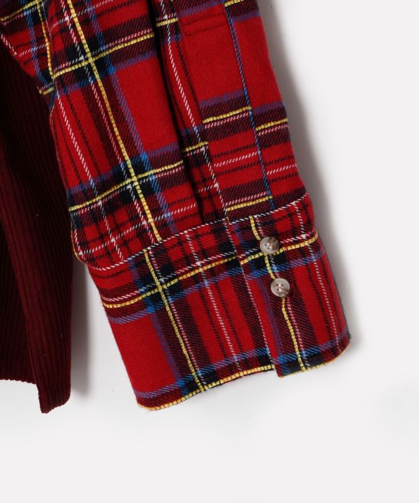 Patchwork Corduroy Shirt