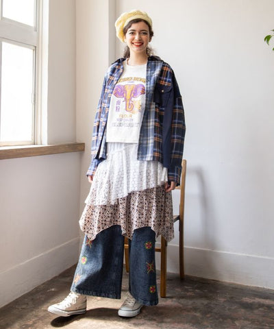 Patchwork Corduroy Shirt