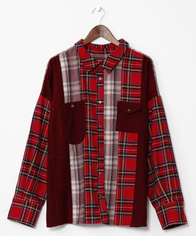 Patchwork Corduroy Shirt