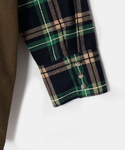 Men's Patchwork Corduroy Shirt