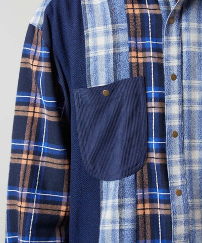Men's Patchwork Corduroy Shirt