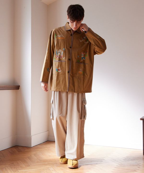 Men's Patchwork Corduroy Cargo Pants