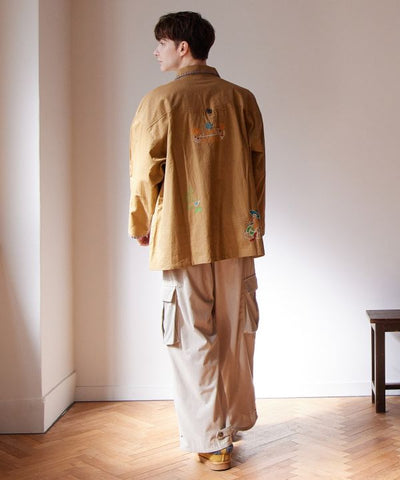 Men's Patchwork Corduroy Cargo Pants
