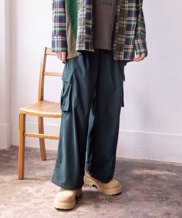 Men's Patchwork Corduroy Cargo Pants