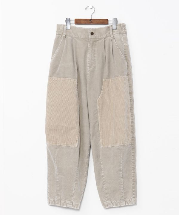 Corduroy Patchwork Pants