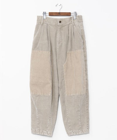 Corduroy Patchwork Pants