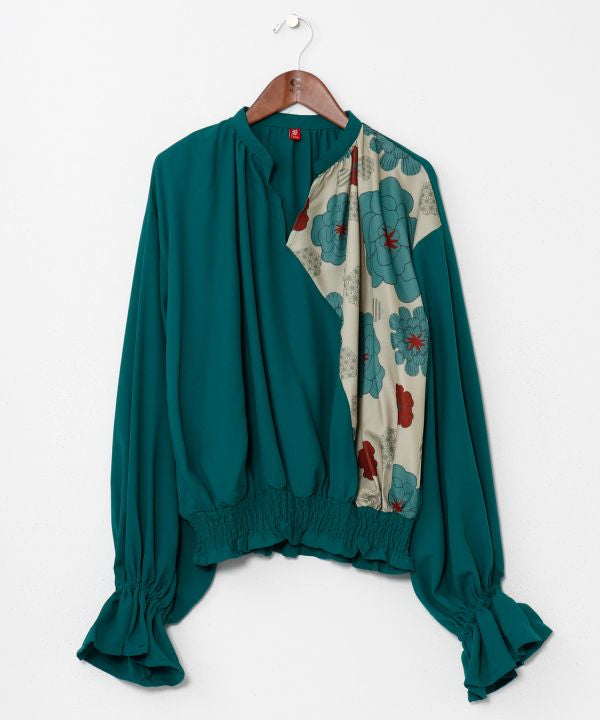 Peony Pattern Layered Top