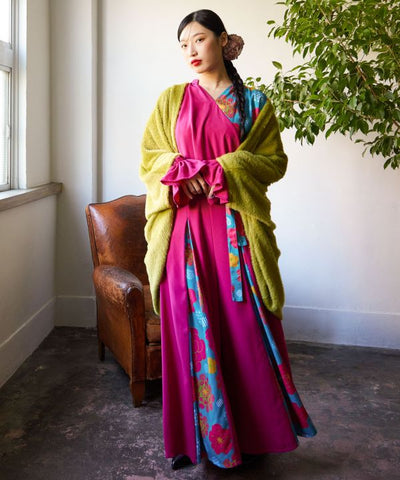 Peony Pattern Layered Top