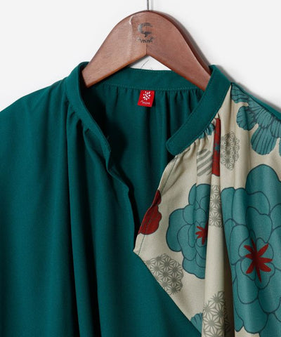 Peony Pattern Layered Top