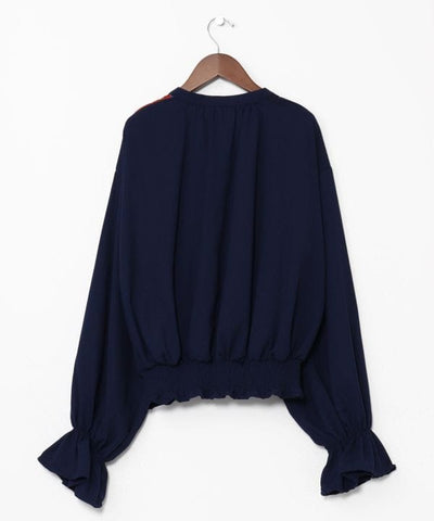 Peony Pattern Layered Top