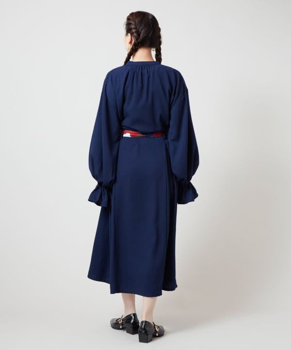 Peony Pattern Layered Dress