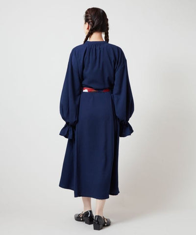 Peony Pattern Layered Dress