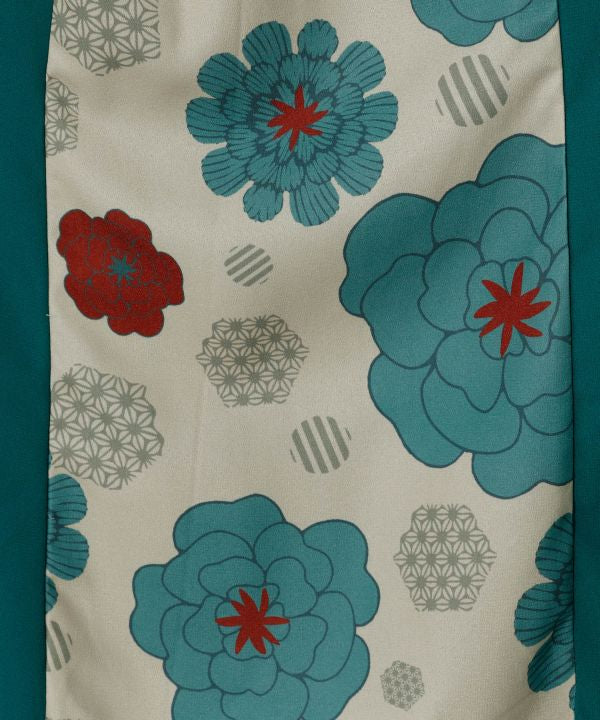 Peony Pattern Wide Pants