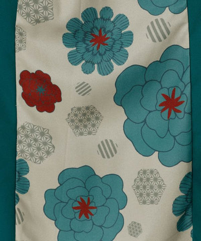 Peony Pattern Wide Pants